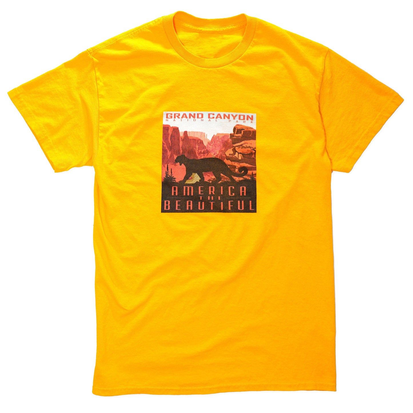 America The Beautiful® Grand Canyon National Park Mountain Lion Womens Graphic T-shirt