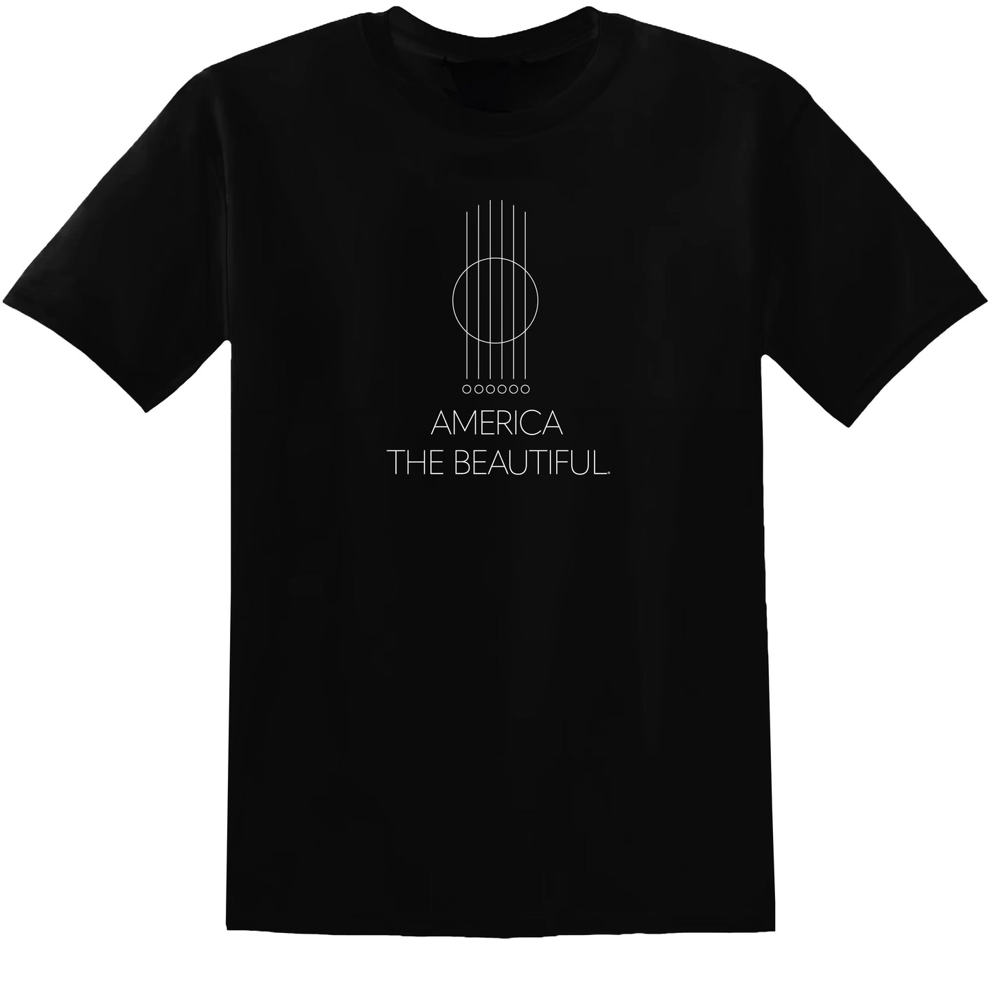 Clean Strings Guitar Graphic Mens Tee by America The Beautiful®
