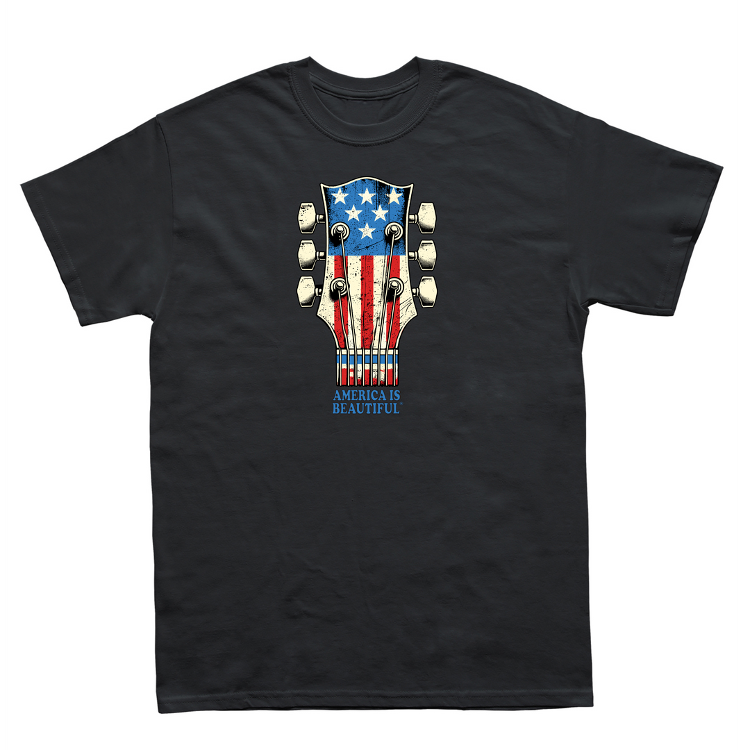Headstock Patriot American Flag Graphic Tee from America The Beautiful®