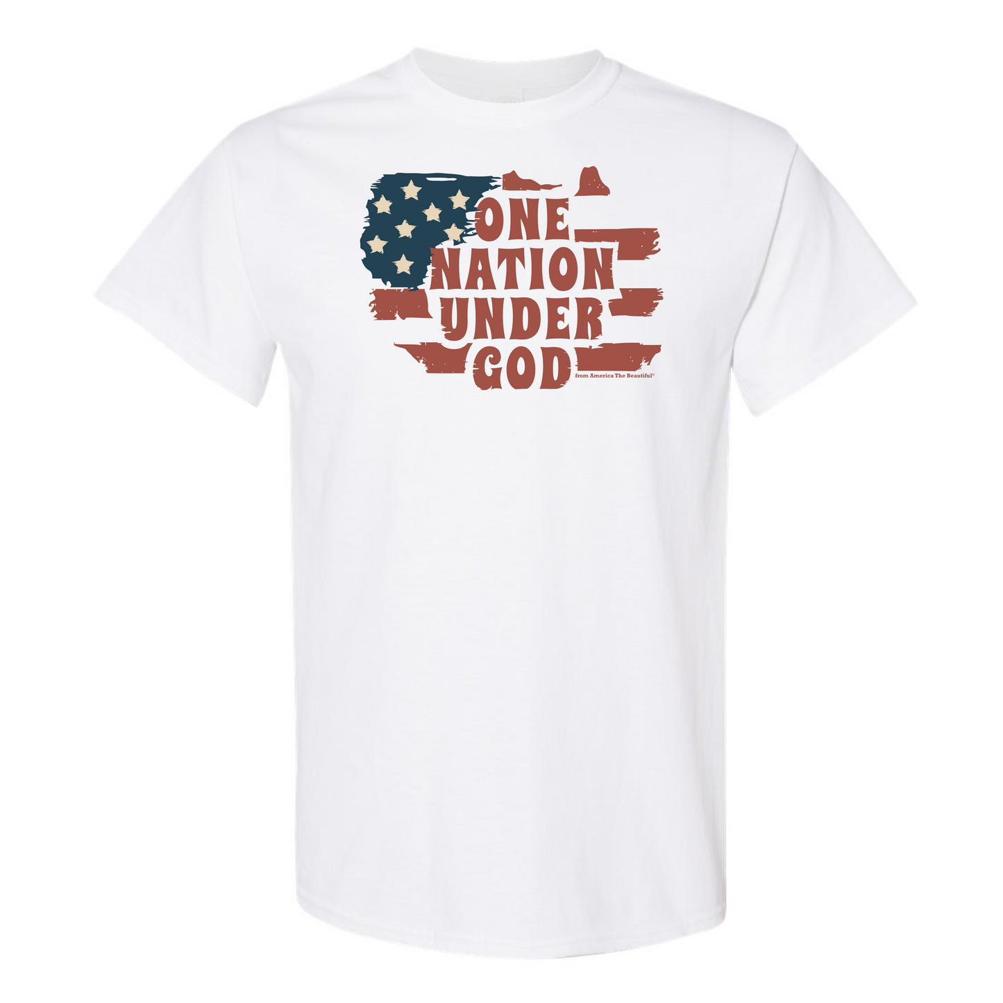 One Nation Under God Message Tee 2.0 from America The Beautiful®