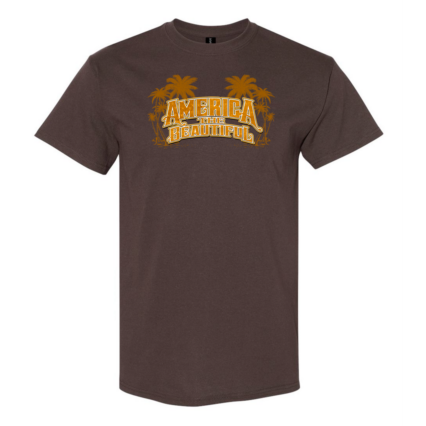 America The Beautiful® Beach and Palm Trees Graphic Tee