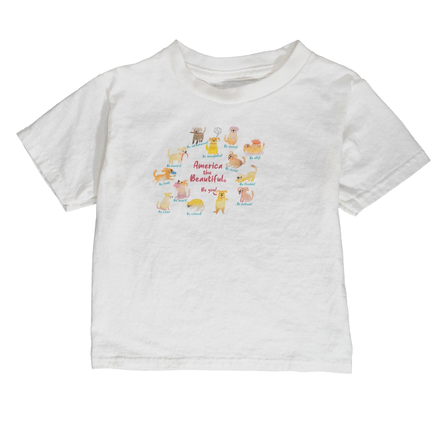 America The Beautiful® Pawsitive Pup Toddler Graphic Tee