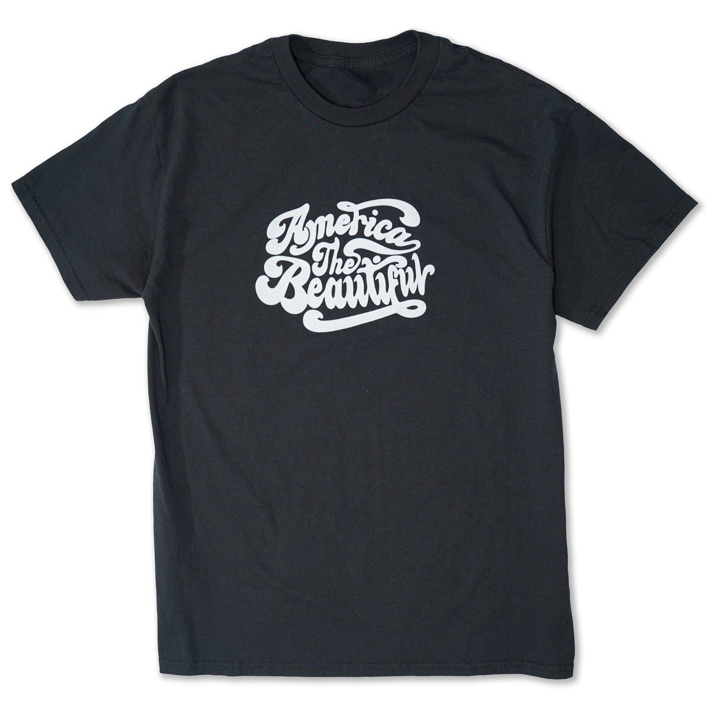 America The Beautiful® Groovy Retro Message Mens Graphic T-shirt