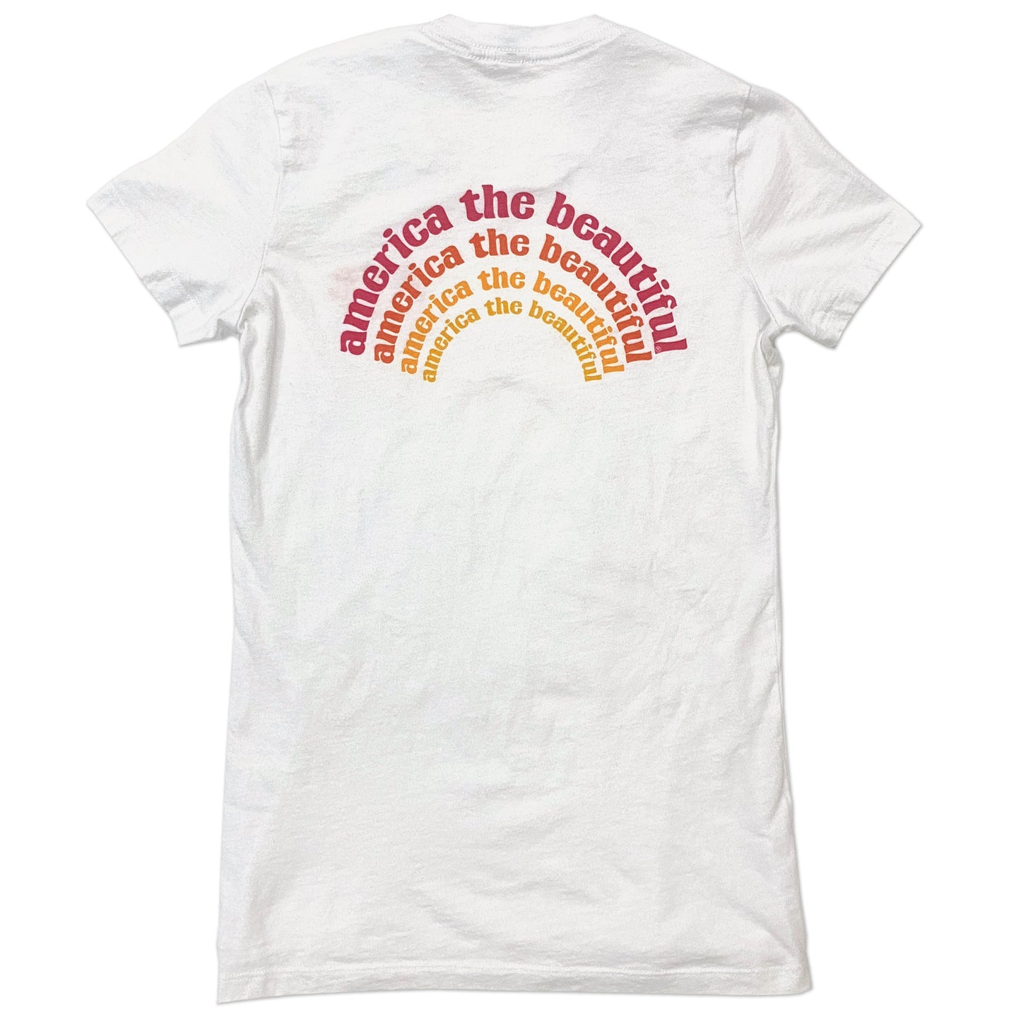 Oh What a Beautiful Morning America The Beautiful® Womens Short Sleeve Graphic Tee