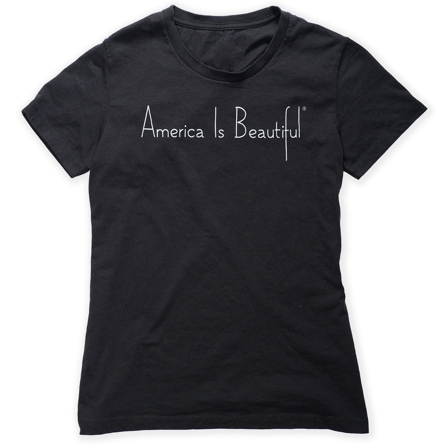 Classy 1.0 America Is Beautiful® Womens Short Sleeve Graphic Tee