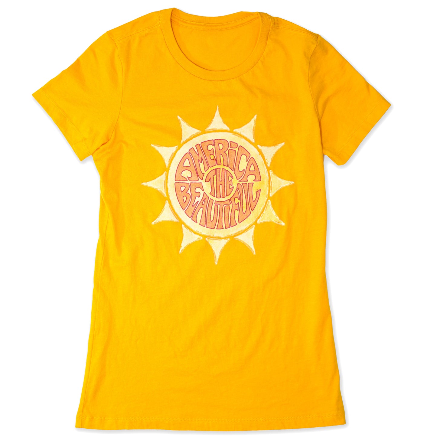 Awesome Sun America The Beautiful® Womens Short Sleeve Graphic Tee