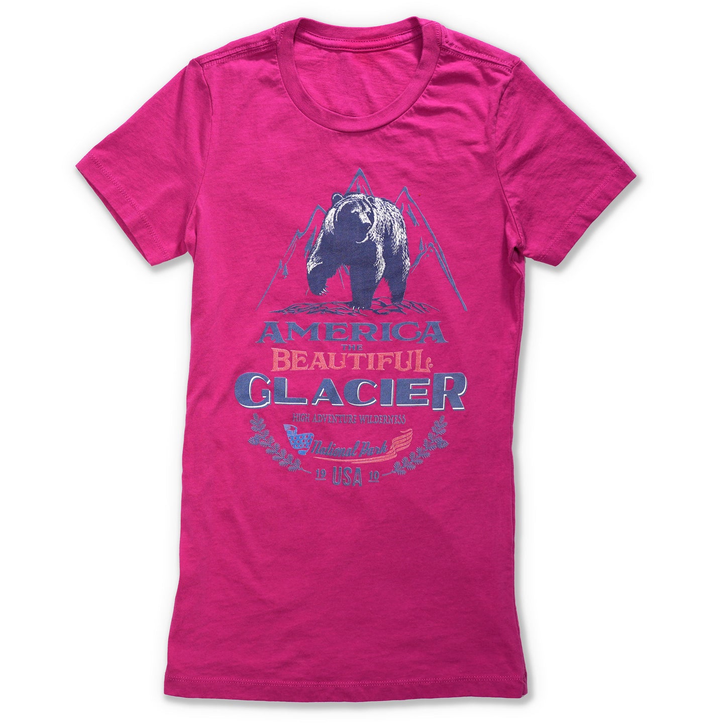 Glacier National Park Women Grizzly Bear T-Shirt