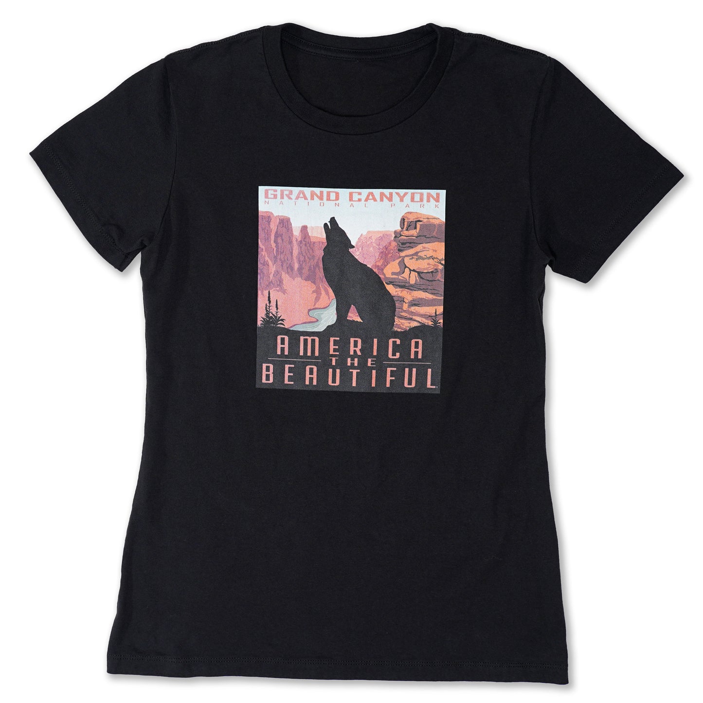 America The Beautiful® Grand Canyon National Park Coyote Womens Graphic Tee