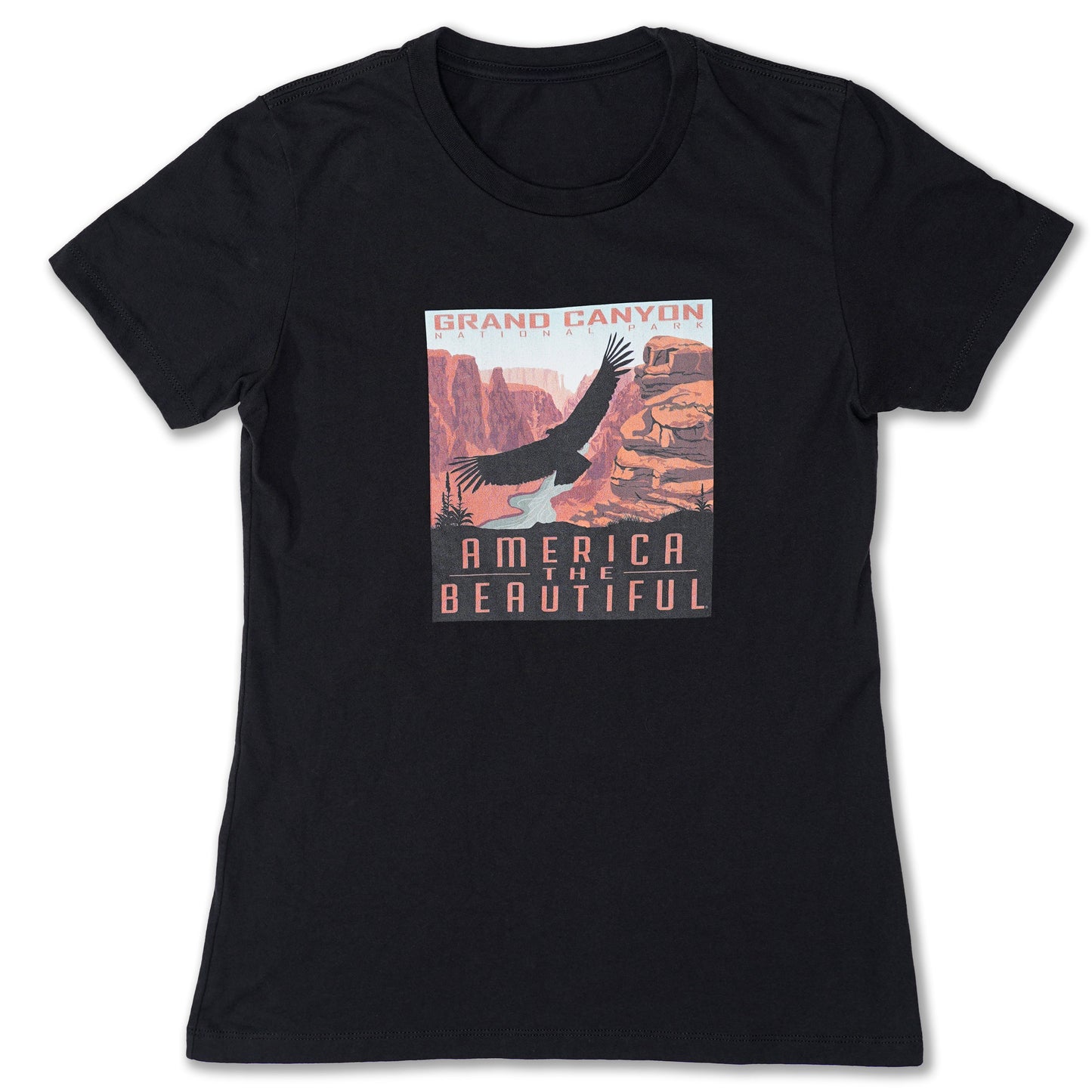 America The Beautiful® Grand Canyon National Park Soaring Condor Womens Graphic Tee