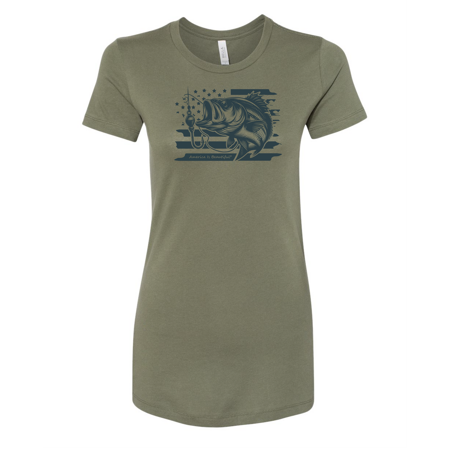 Bass and Flag Graphic Tee 2.0 from America The Beautiful®