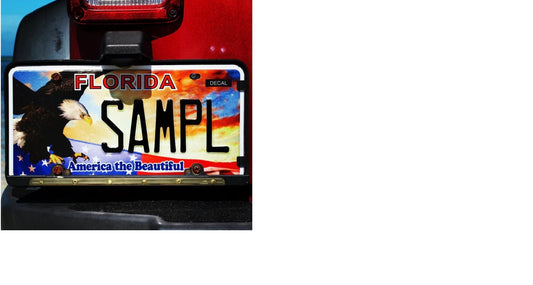 America The Beautiful® motor vehicle specialty license plate available in Florida!