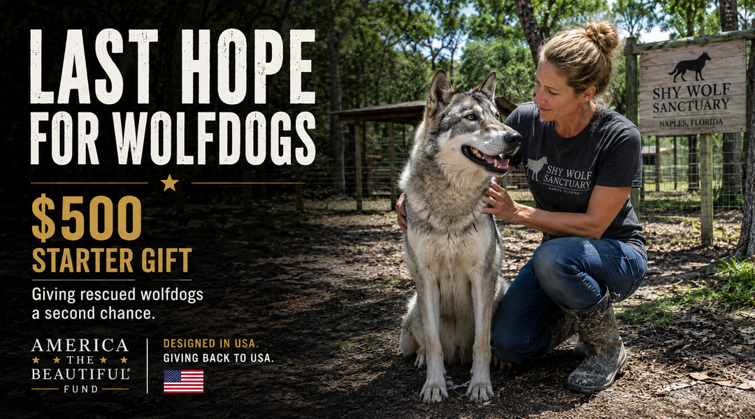 Last Hope for Wolfdogs: ATB Supports Shy Wolf Sanctuary