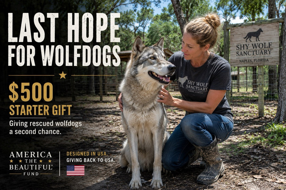 Last Hope for Wolfdogs: ATB Supports Shy Wolf Sanctuary