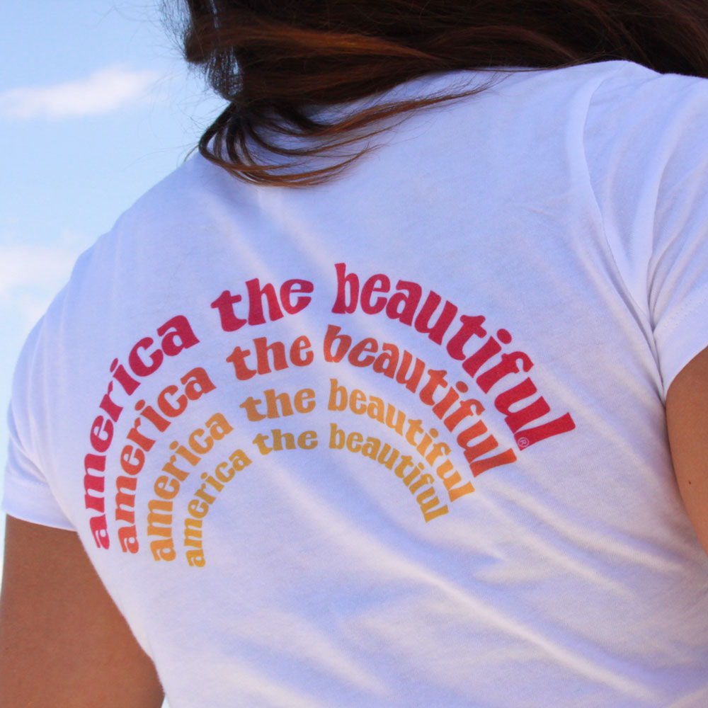 America the beautiful women shirts