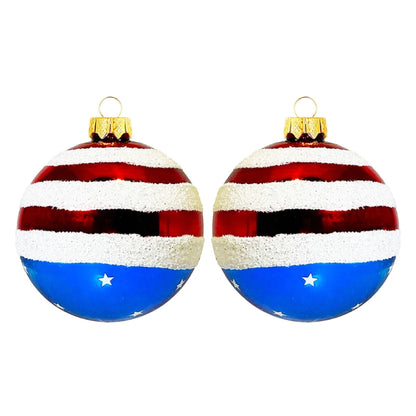 Glass Christmas Tree Ornament Set from America The Beautiful™