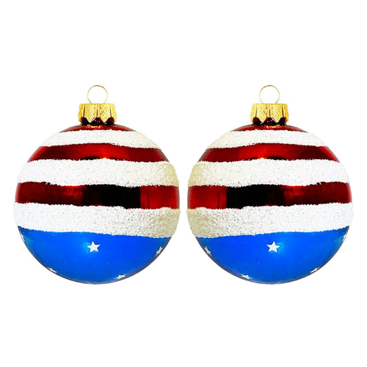 Glass Christmas Tree Ornament Set from America The Beautiful™