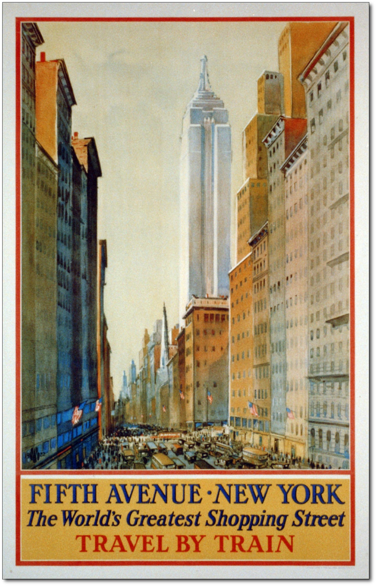 America Is Beautiful™ Wall Poster – Fifth Avenue New York!