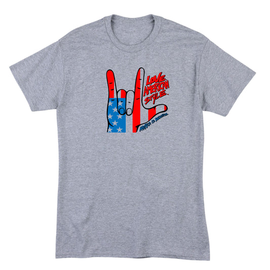 The I Love You! Mens Message Tee by America Is Beautiful