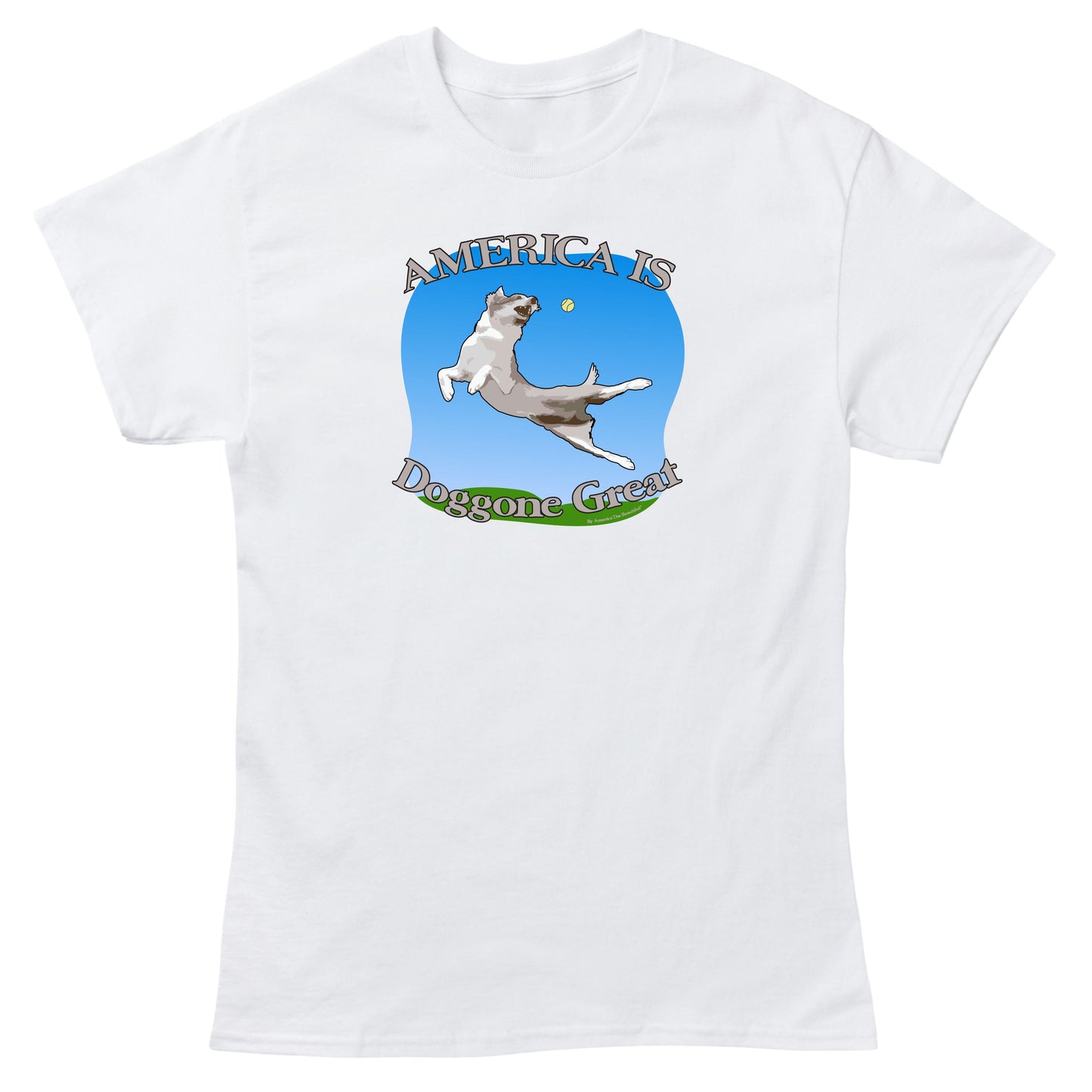 America Is Doggone Great! Dog Mens Tee by America The Beautiful®