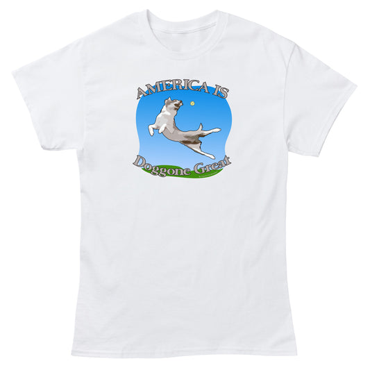 America Is Doggone Great! Dog Mens Tee by America The Beautiful®