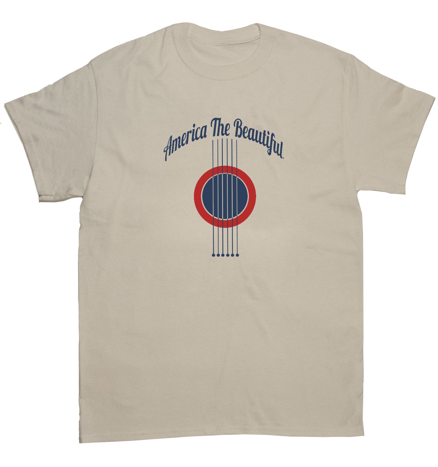 Vintage Strings Guitar Graphic Mens Tee by America The Beautiful®