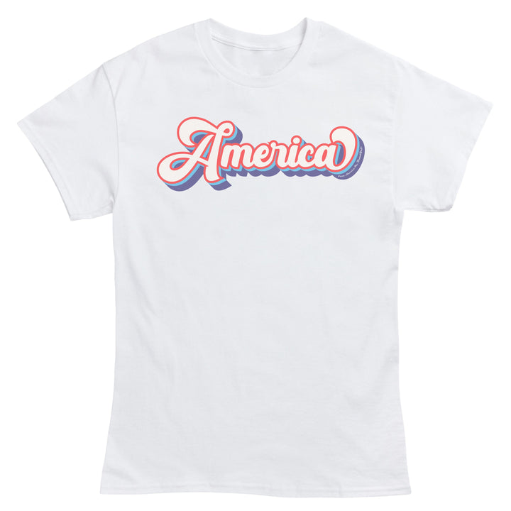 White t-shirt with &