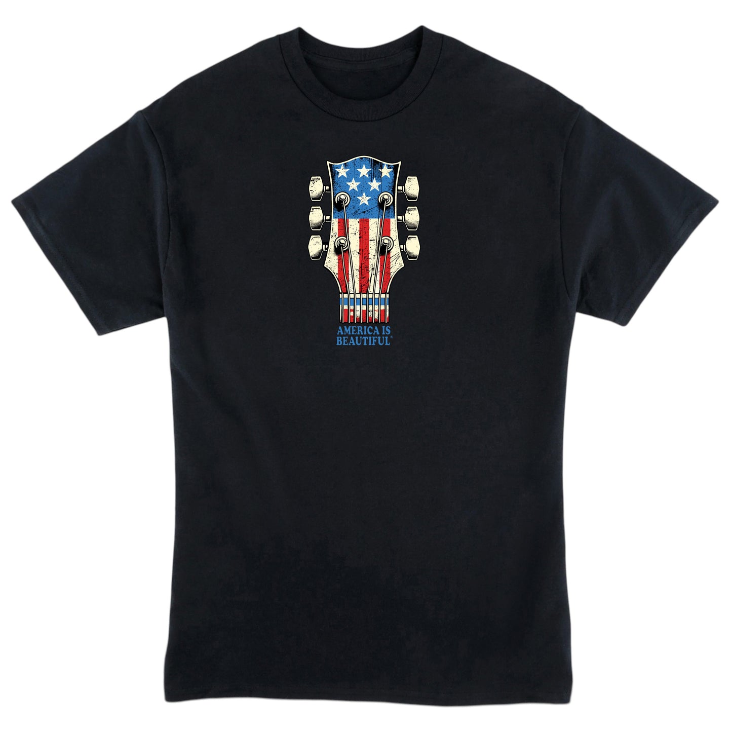 Headstock Patriot American Flag Graphic Tee from America The Beautiful® - M