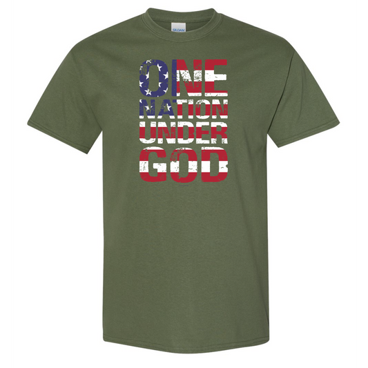 One Nation Under God Message Tee 1.0 from America The Beautiful®