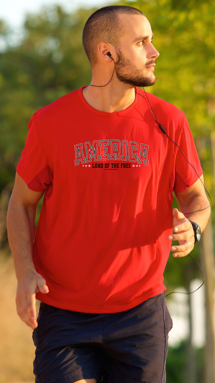 America - Land of The Free Message Tee 2.0 from America The Beautiful® - M