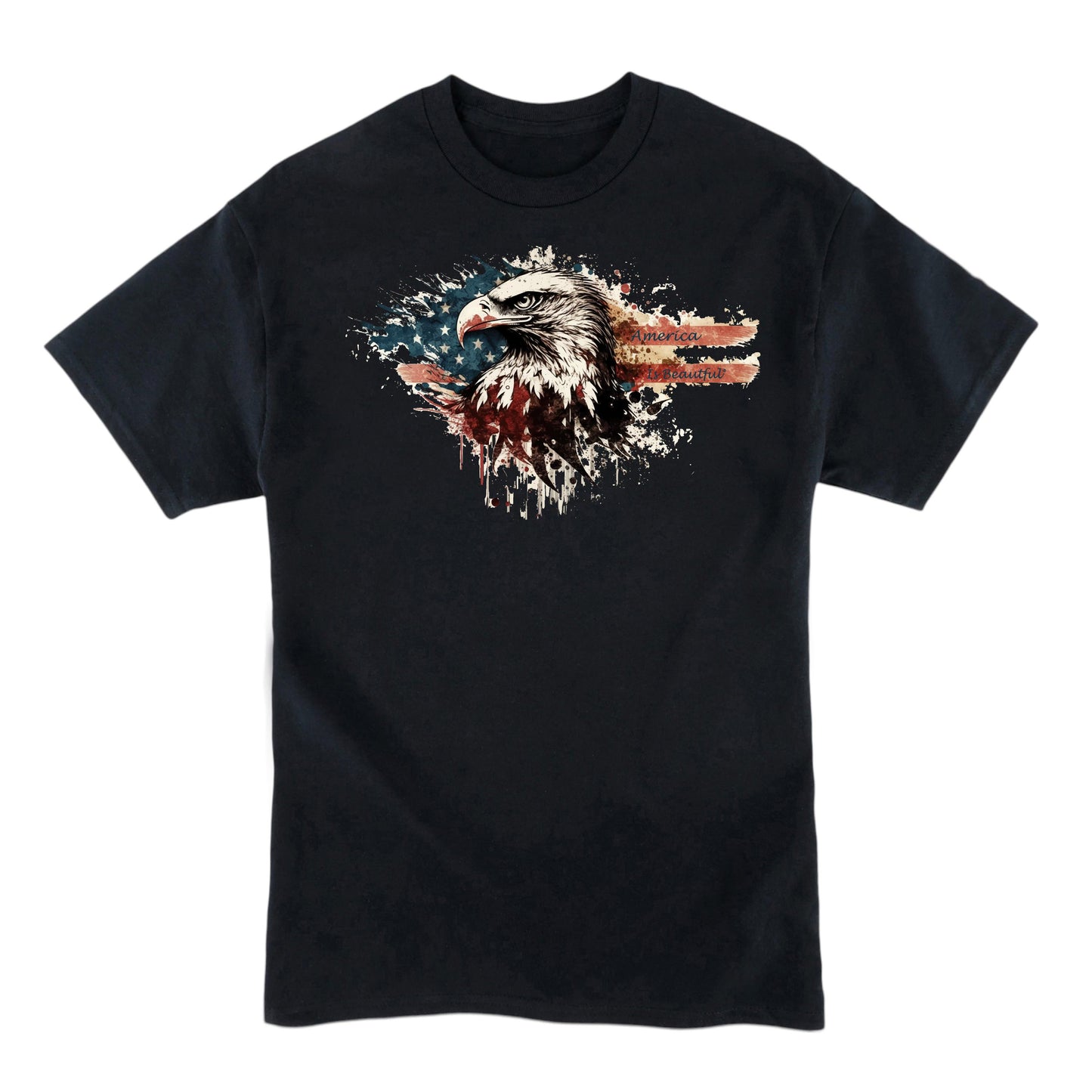 American Flag and Eagle Message Tee 4.0 from America The Beautiful®