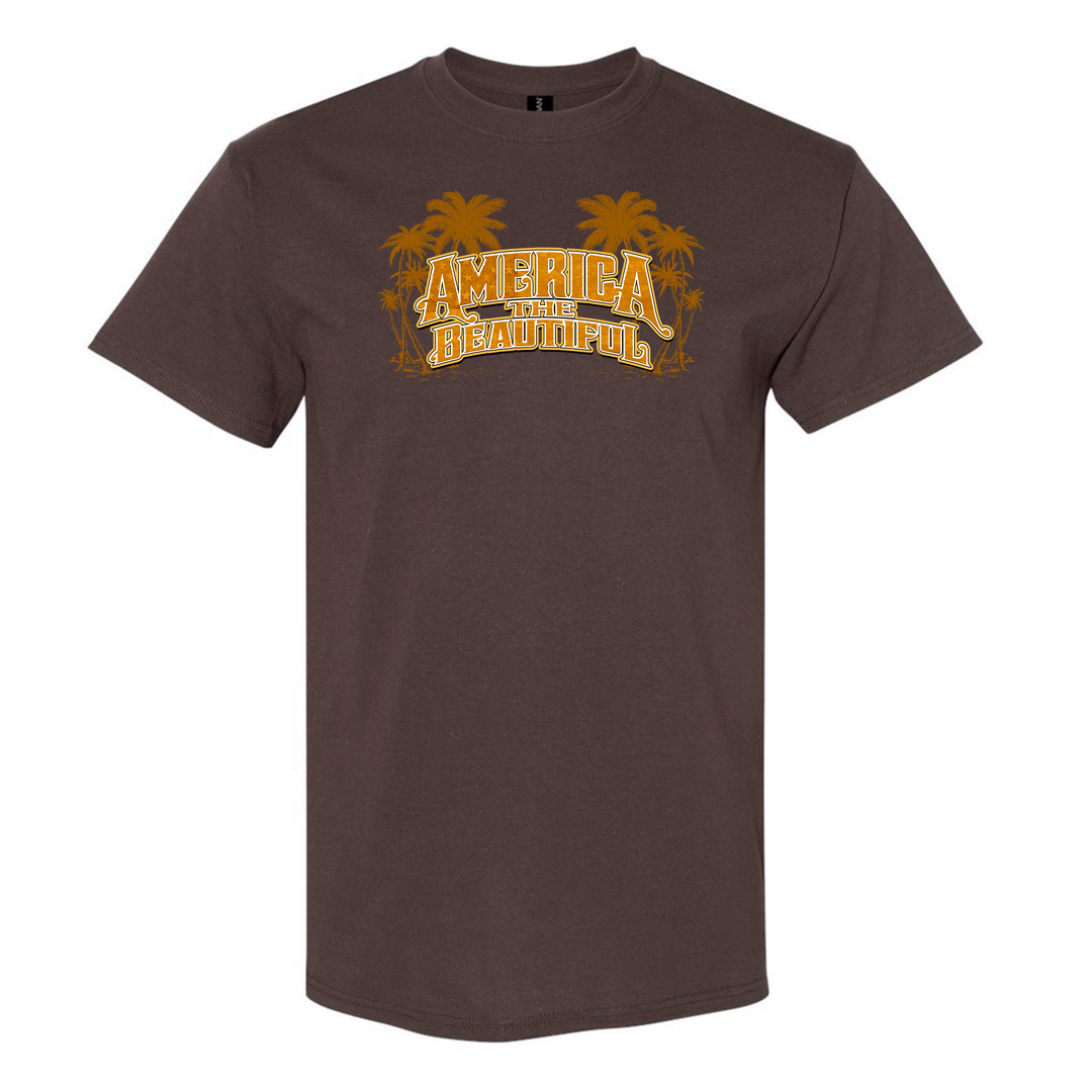 America The Beautiful® Beach and Palm Trees Graphic Tee