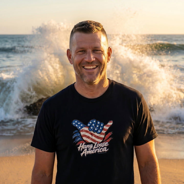 Hang Loose America Men’s Graphic Tee from America Is Beautiful®