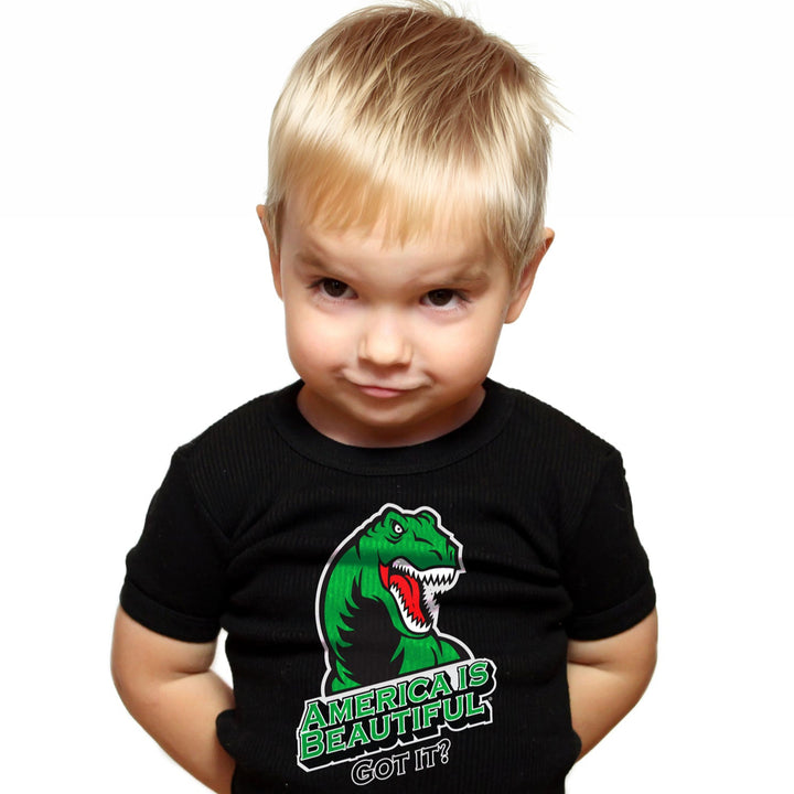 America Is Beautiful Got-it? Toddler’s  T-Rex Tee