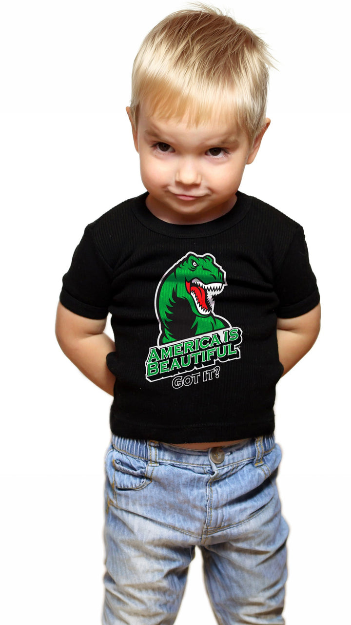 America Is Beautiful Got-it? Toddler’s  T-Rex Tee