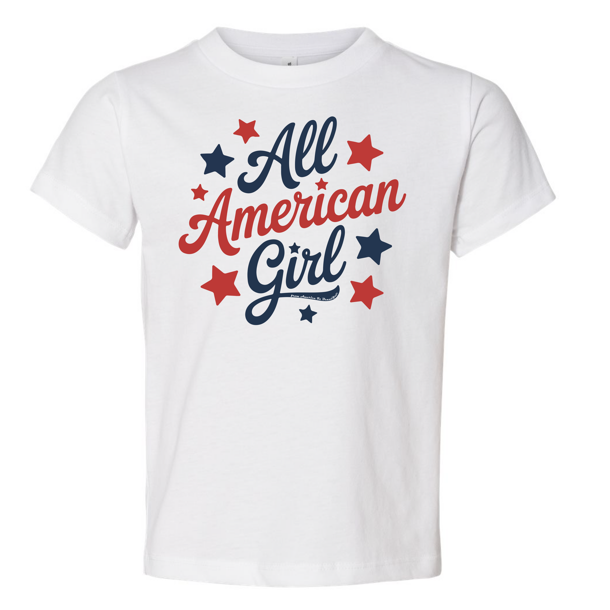 All American Girl Message Tee 1 - 2T