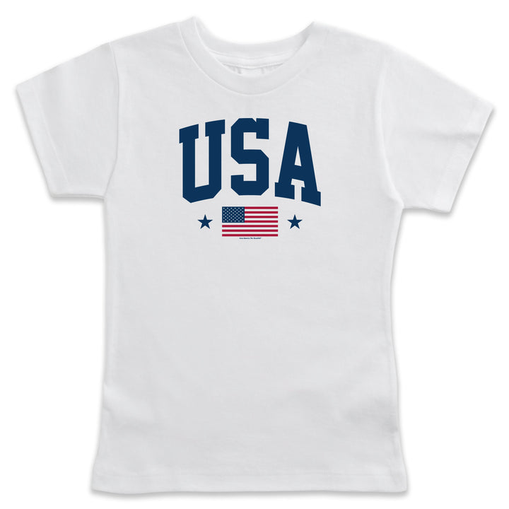 White t-shirt with &