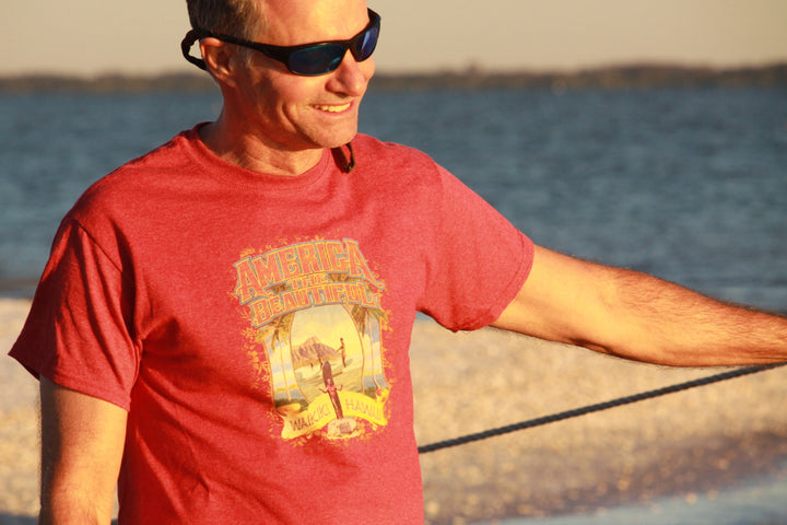 Hawaii Icon Mens Graphic Tee by America The Beautiful®