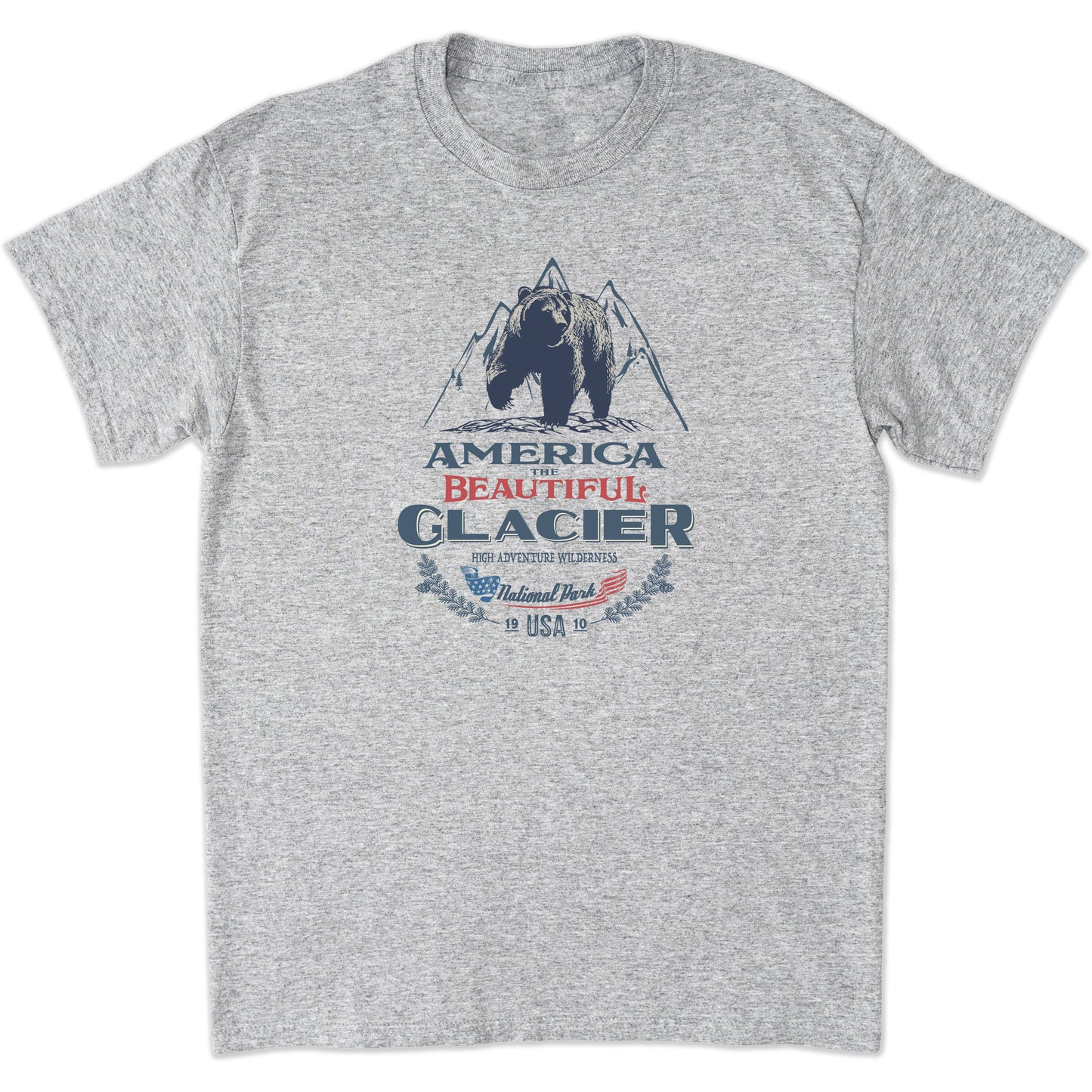 Glacier National Park Grizzly Bear T-Shirt