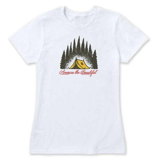 Great Outdoors Camp America The Beautiful® Womens Short Sleeve Tee