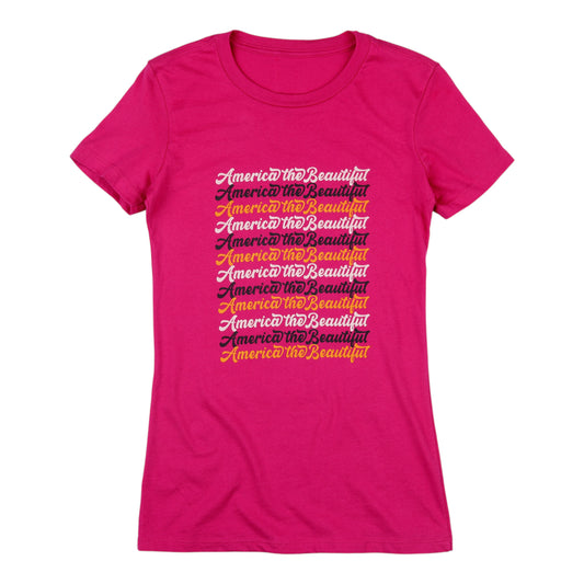 America The Beautiful® Womens Retro Summer Rays T-Shirt