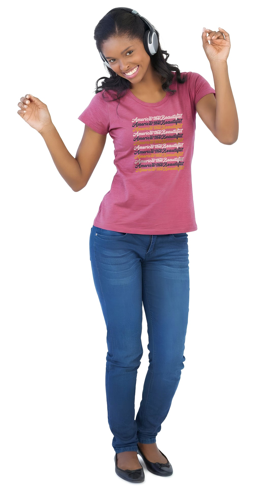 America The Beautiful® Womens Retro Summer Rays T-Shirt