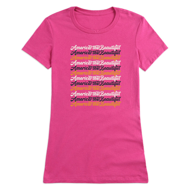 America The Beautiful® Womens Retro Summer Rays T-Shirt