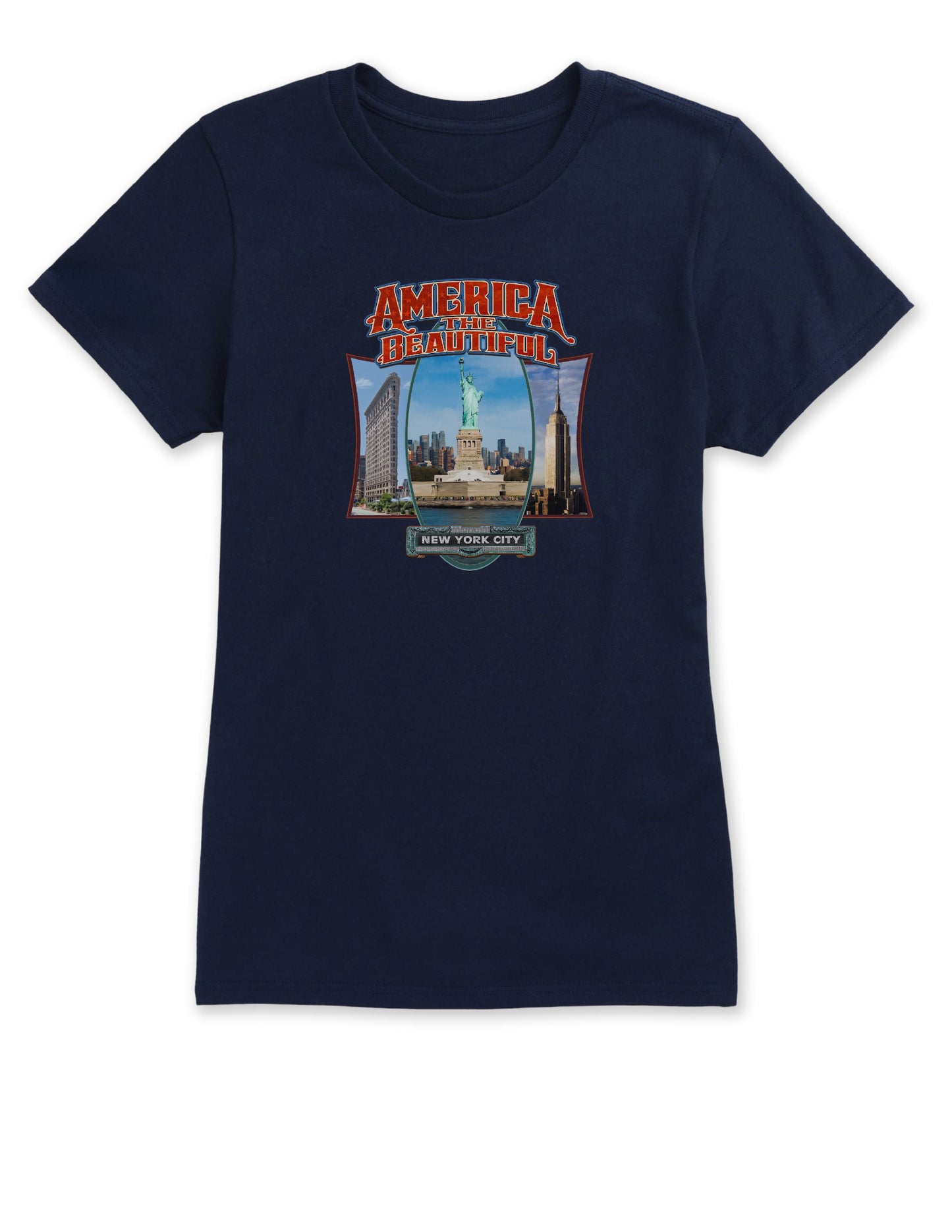 America The Beautiful® New York City NYC Icon Womens Graphic Tee