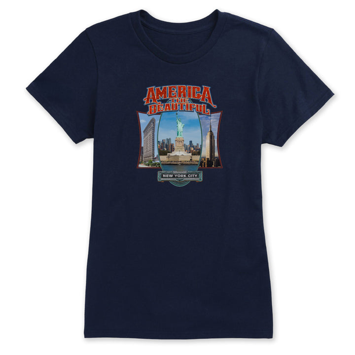 America The Beautiful® New York City NYC Icon Womens Graphic Tee