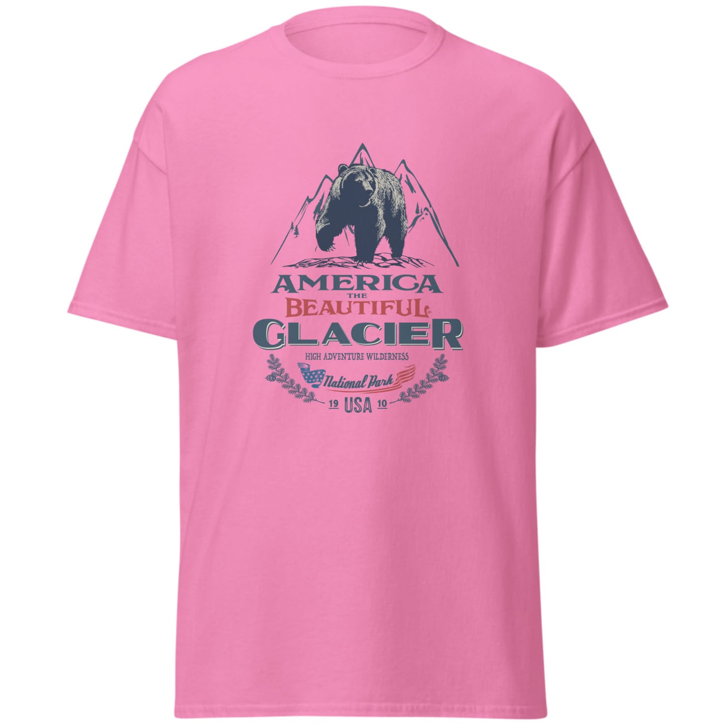 America The Beautiful® Glacier National Park Grizzly Bear Womens Graphic Tee