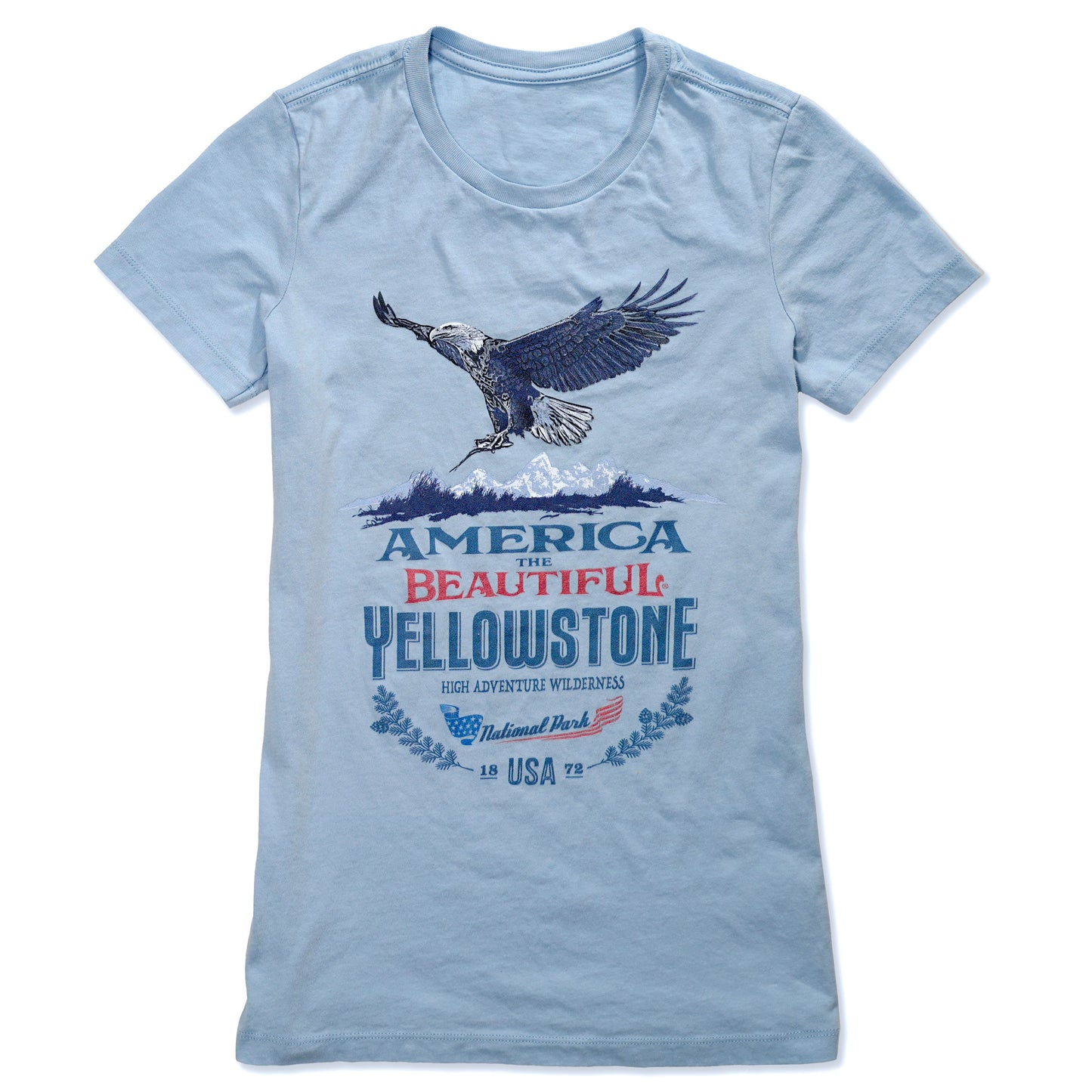 Yellowstone Soaring Bald Eagle Women T-Shirt