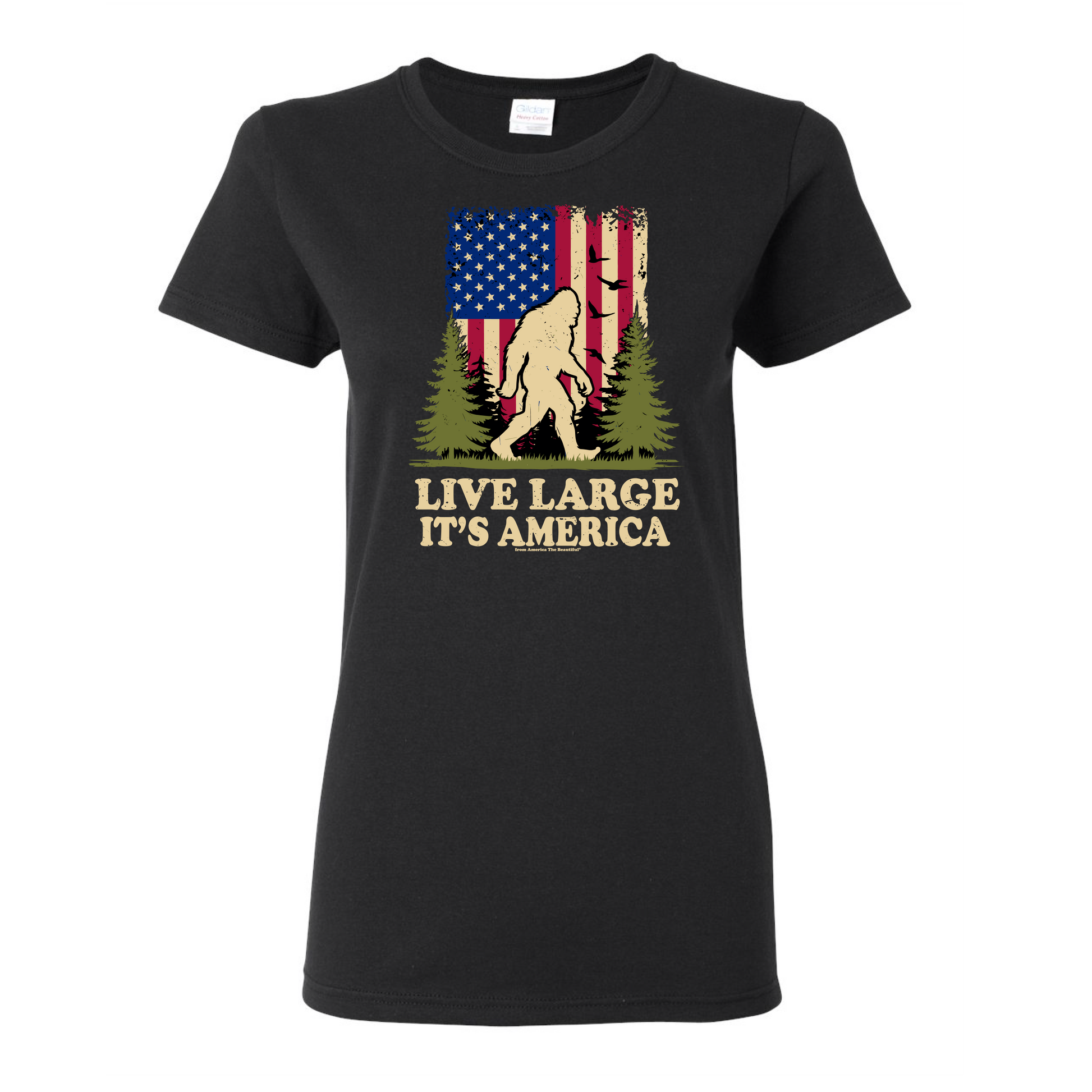 Bigfoot Message Tee 1 from America The Beautiful®
