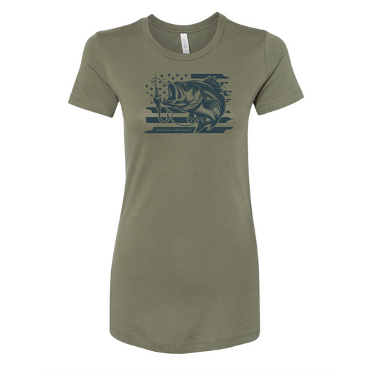 Bass and Flag Graphic Tee 2.0 from America The Beautiful®