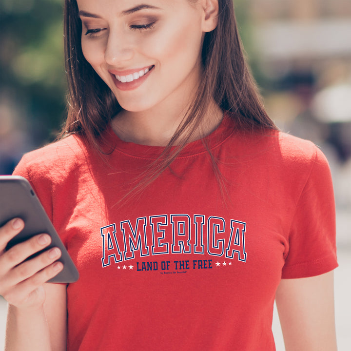 America - Land of The Free Message Tee 2 from America The Beautiful®