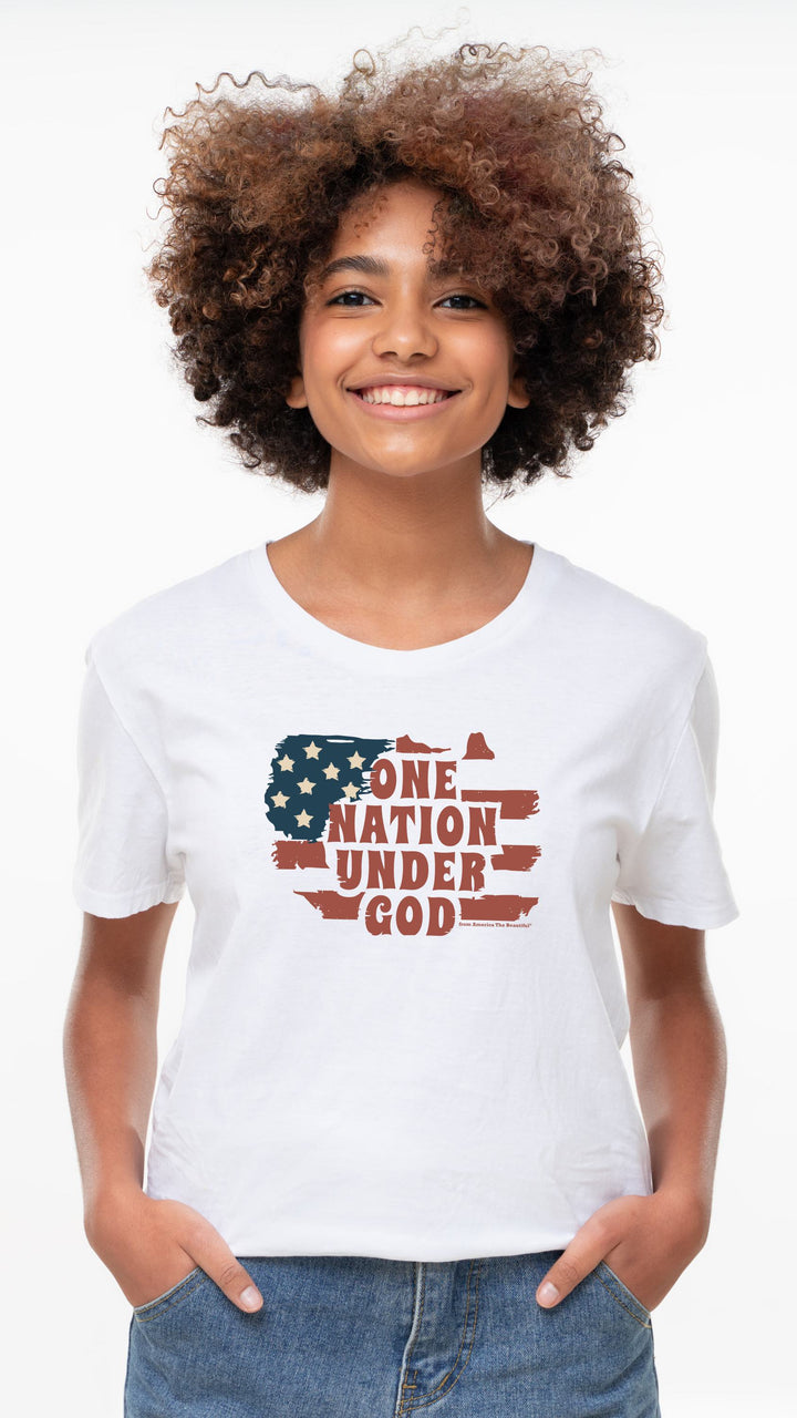 One Nation Under God Message Tee 2 from America The Beautiful®